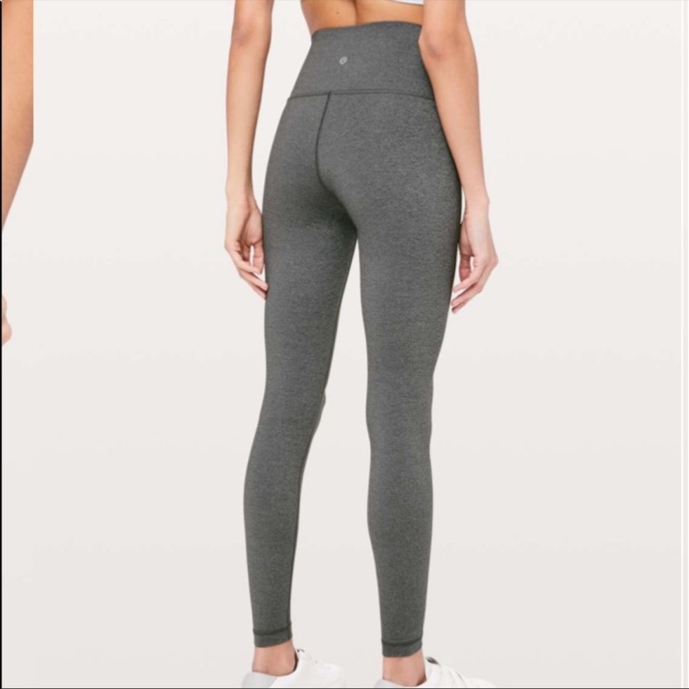 Lululemon gray 28” high rise luxtreme wunder under leggings